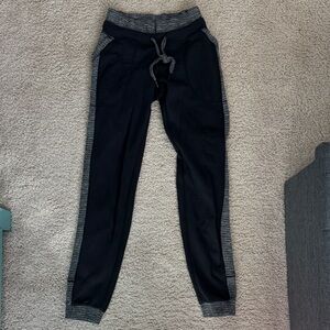 Lululemon Athletica Black and Gray Joggers (Were a celebrities joggers)